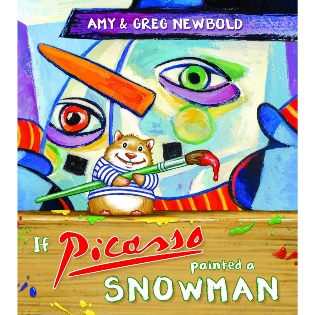 button to buy kids if picasso painted a snowman storybook by amy newbold