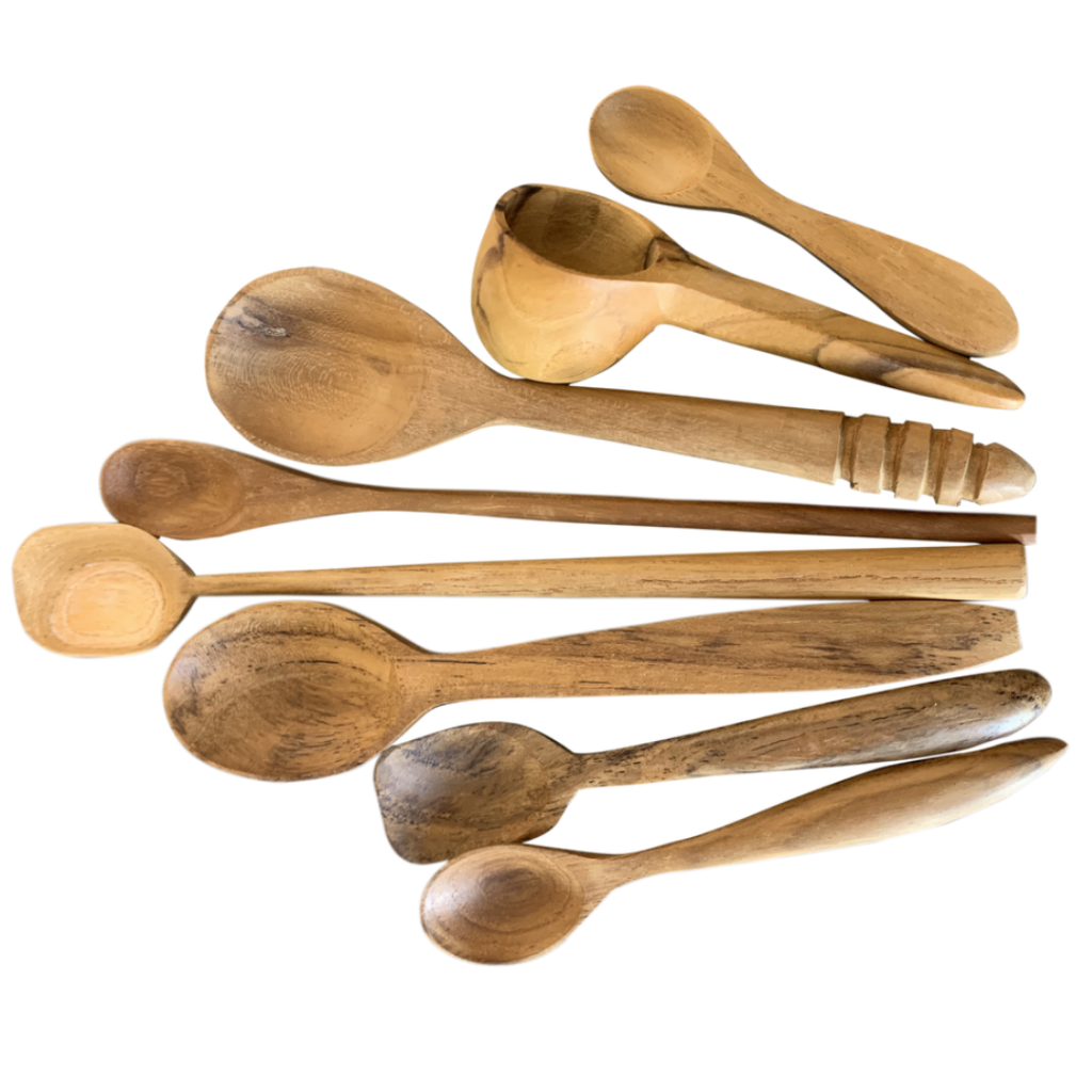 button to buy kids wooden spoon set