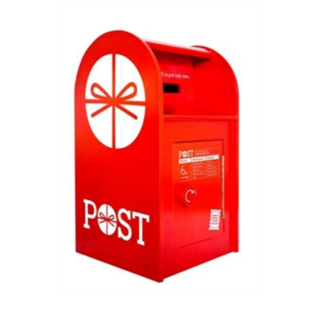 button to buy kids wooden post box