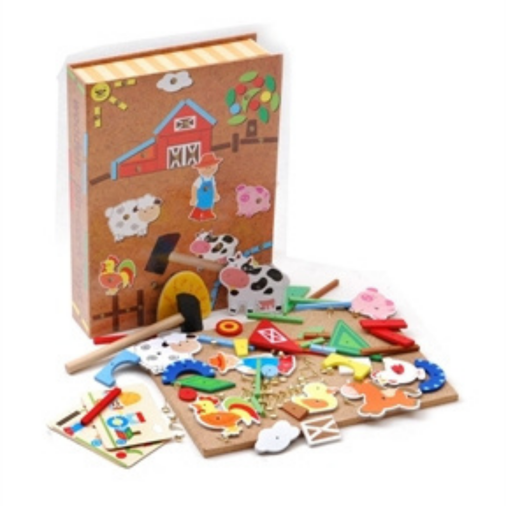 button to buy kids wooden tacking kit