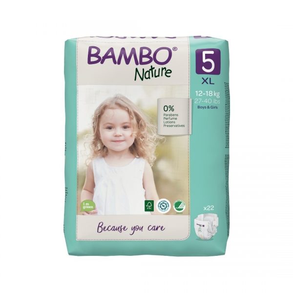 bambo nature size 5 nappies