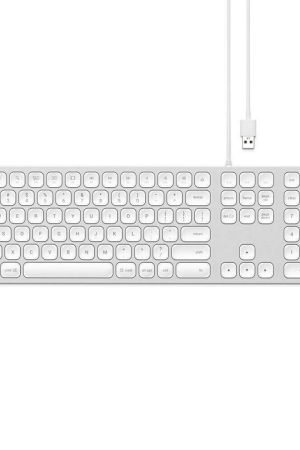 Wired Keyboard Silver aluminum