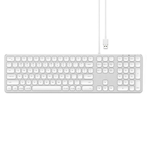 Wired Keyboard Silver aluminum