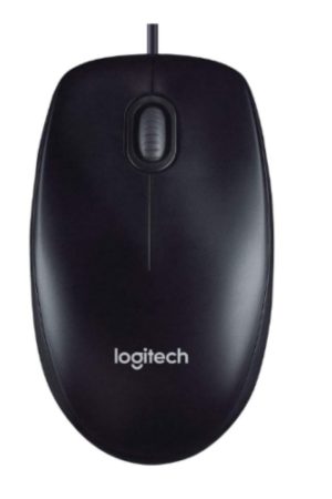 Logitech corded ambidextrous mouse